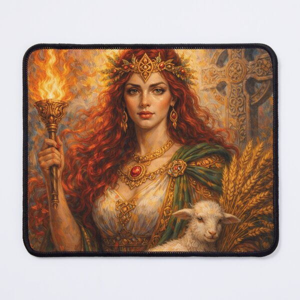 Item preview, Brigid – Celtic Goddess of Light Painting designed and sold by GalleryKauffeld.