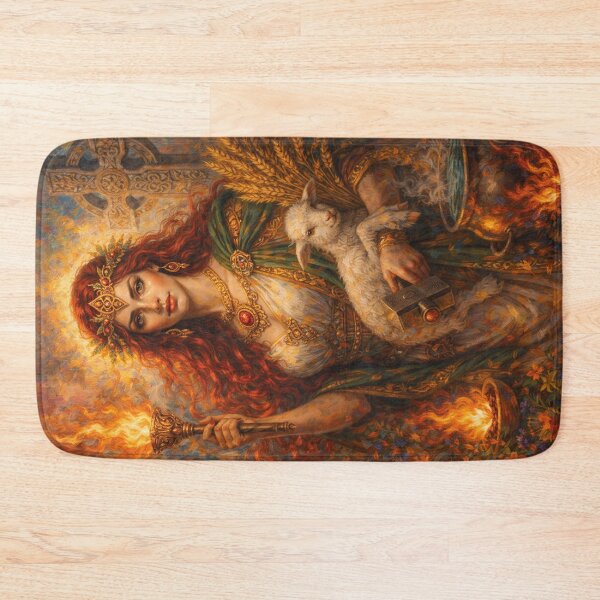 Item preview, Brigid – Celtic Goddess of Light Painting designed and sold by GalleryKauffeld.