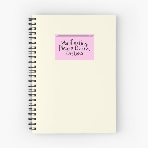 Item preview, Manifesting Please Do Not Disturb Funny Quote designed and sold by jianina-alondra.