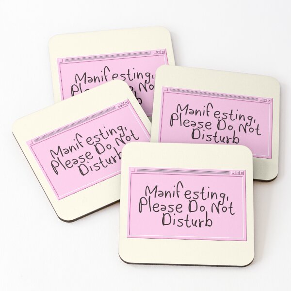 Item preview, Manifesting Please Do Not Disturb Funny Quote designed and sold by jianina-alondra.