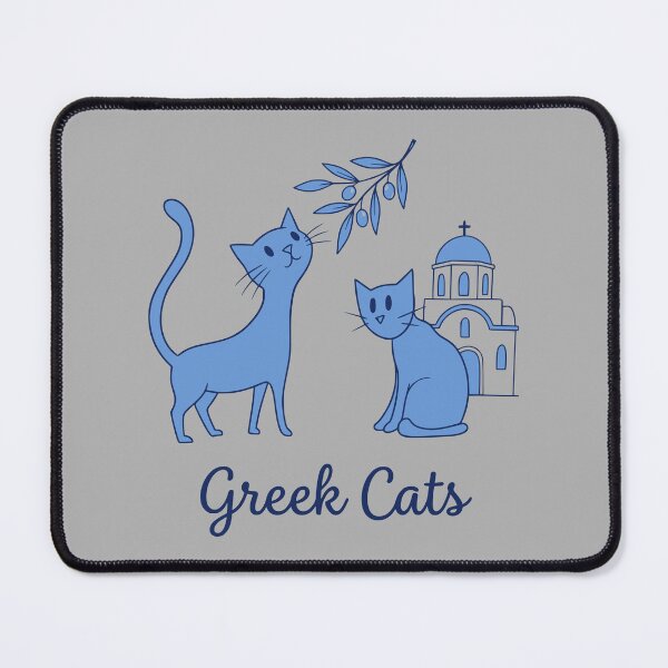 Item preview, Cute Greek Cats Mediterranean Vacation Aesthetic designed and sold by MavtM.