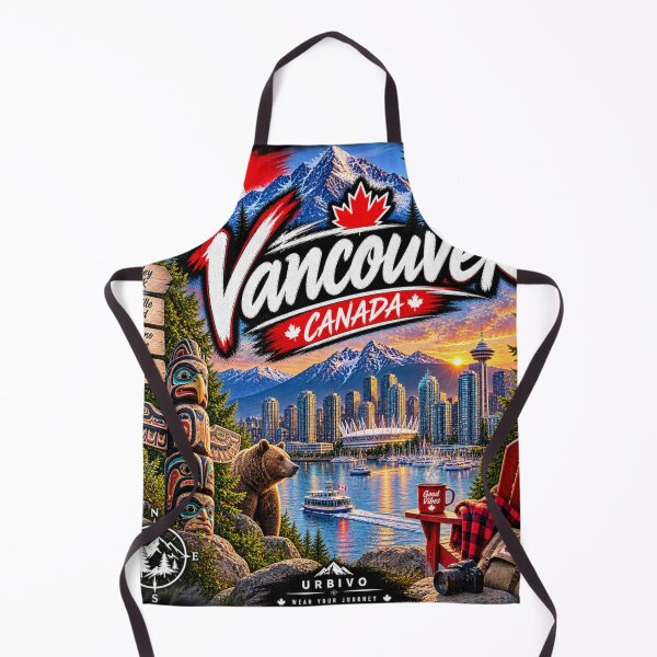 Artikelvorschau, Vancouver, Kanada – Abenteuerreisen in die Berge und die Stadt – Design entworfen und verkauft von URBIVO.
