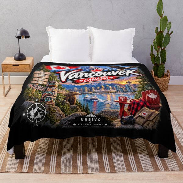 Item preview, Vancouver Canada – Mountains & City Travel Adventure Design designed and sold by URBIVO.