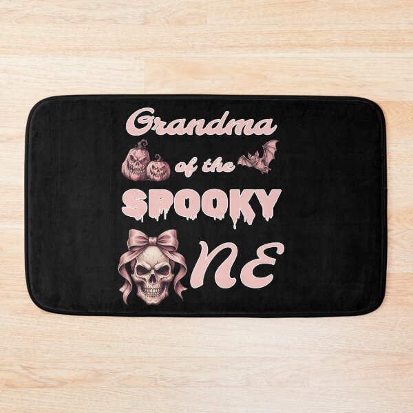 Item preview, Pinkoween Grandma of the Spooky One Pink Skull Bow designed and sold by MythicCotton.