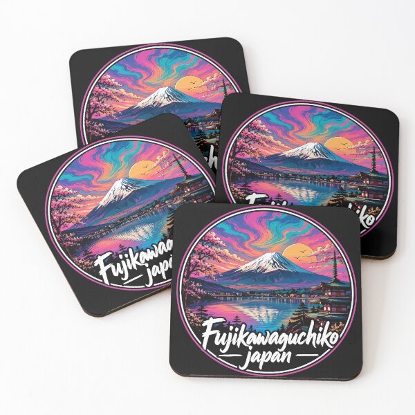 Item preview, Fujikawaguchiko Japan Trippy Travel designed and sold by TomFrontierArt.