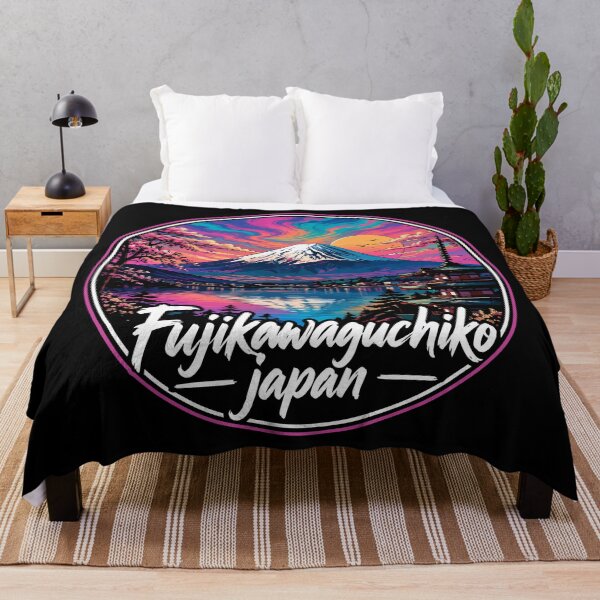 Item preview, Fujikawaguchiko Japan Trippy Travel designed and sold by TomFrontierArt.