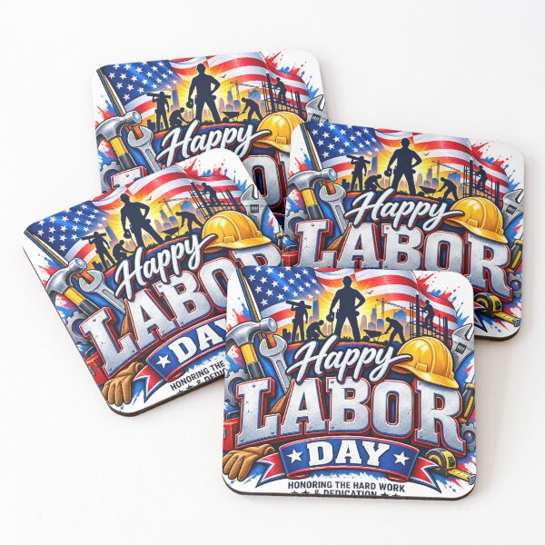 Item preview, Happy Labor Day – Hard Work & Dedication Patriotic Worker Design designed and sold by Public Nature View Places.