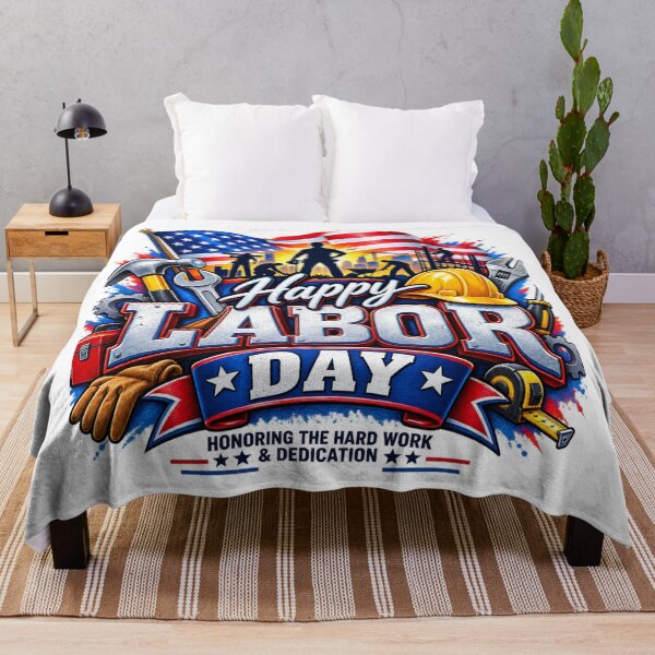 Item preview, Happy Labor Day – Hard Work & Dedication Patriotic Worker Design designed and sold by Public Nature View Places.