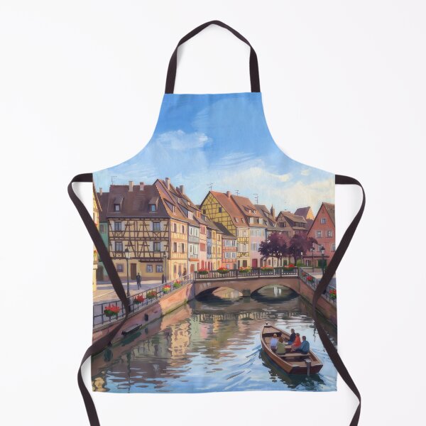 Item preview, Colmar's Painted Canal Houses Alsace designed and sold by RedPeaStudio.