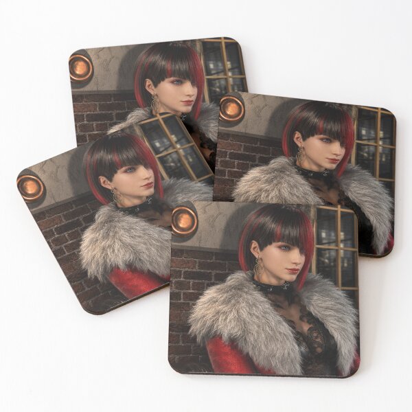Item preview, Crimson Noir – Gothic Red & Black Woman designed and sold by RoiKKouShop.