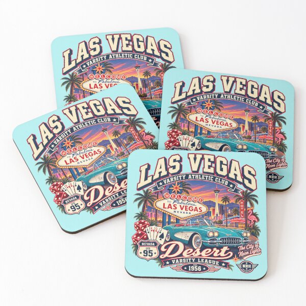 Item preview, Las Vegas Nevada Desert 1956 designed and sold by Normandy Road Heritage™ - Vintage Garage Art.