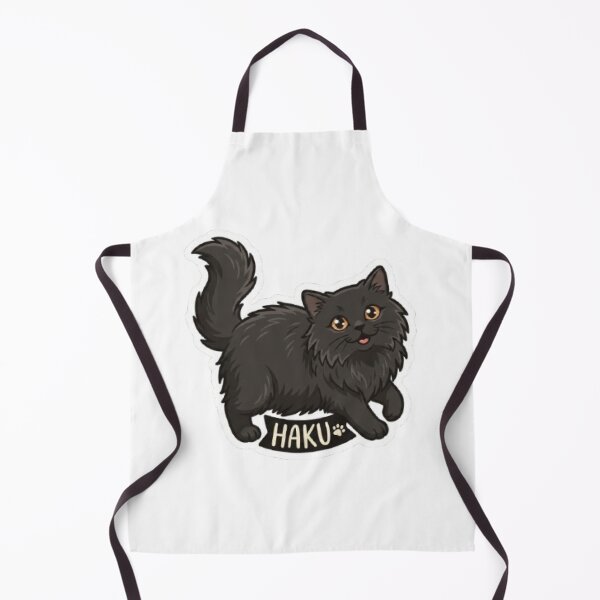 Item preview, Lindo gato negro y esponjoso llamado Haku designed and sold by PetalsPaws.