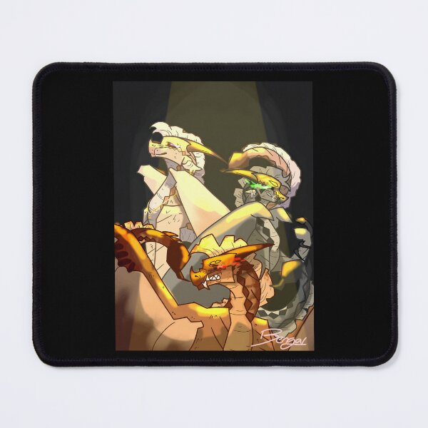 Item preview, Majestic Dragon Trio Illustration designed and sold by Baby-Care.