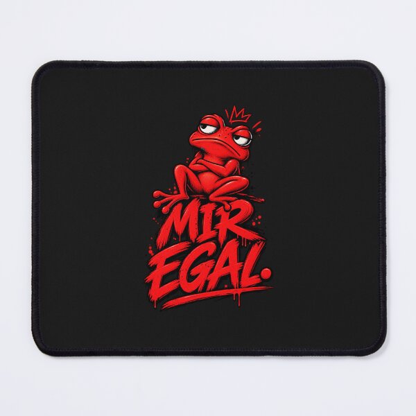 Item preview, I DON'T CARE. – Funny Red Frog | German Statement Saying designed and sold by UnglaublichGut.