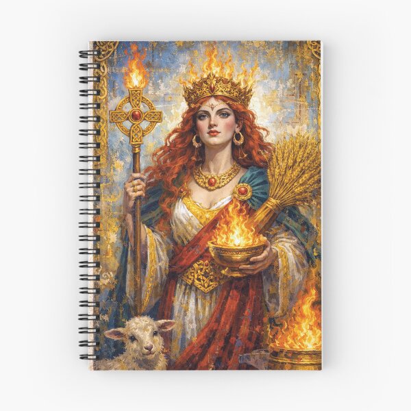 Item preview, Brigid – Goddess of Inspiration Painting designed and sold by GalleryKauffeld.