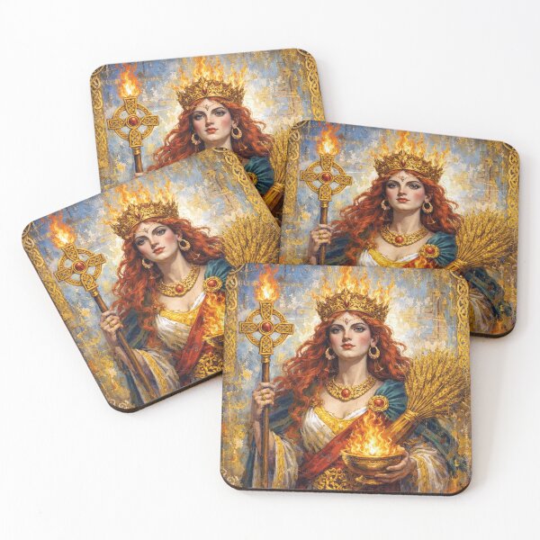 Item preview, Brigid – Goddess of Inspiration Painting designed and sold by GalleryKauffeld.