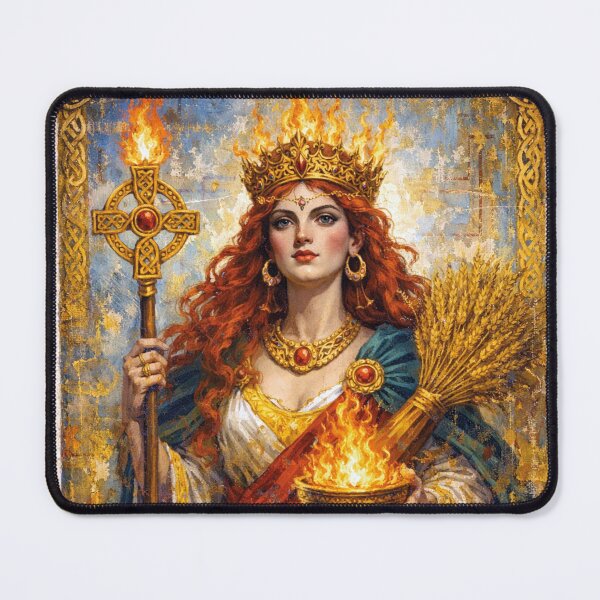 Item preview, Brigid – Goddess of Inspiration Painting designed and sold by GalleryKauffeld.