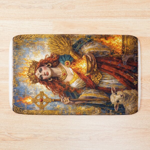 Item preview, Brigid – Goddess of Inspiration Painting designed and sold by GalleryKauffeld.
