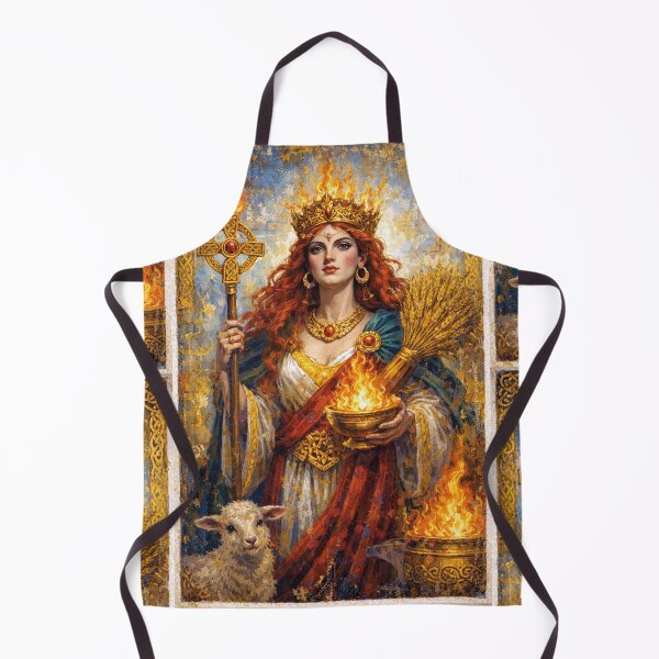Item preview, Brigid – Goddess of Inspiration Painting designed and sold by GalleryKauffeld.