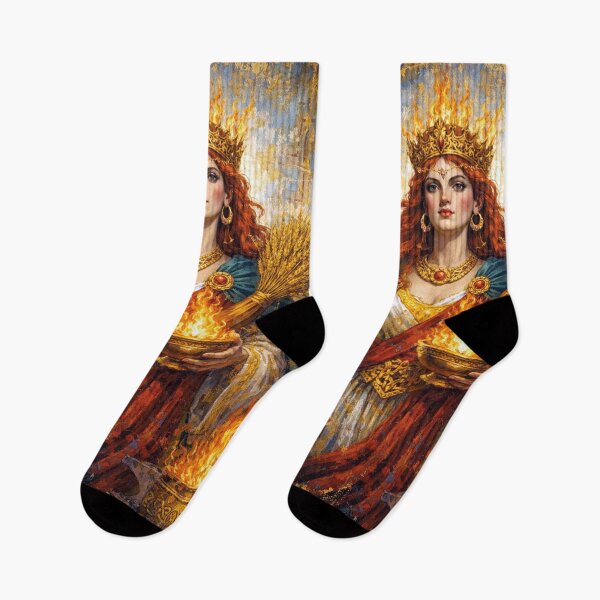 Item preview, Brigid – Goddess of Inspiration Painting designed and sold by GalleryKauffeld.