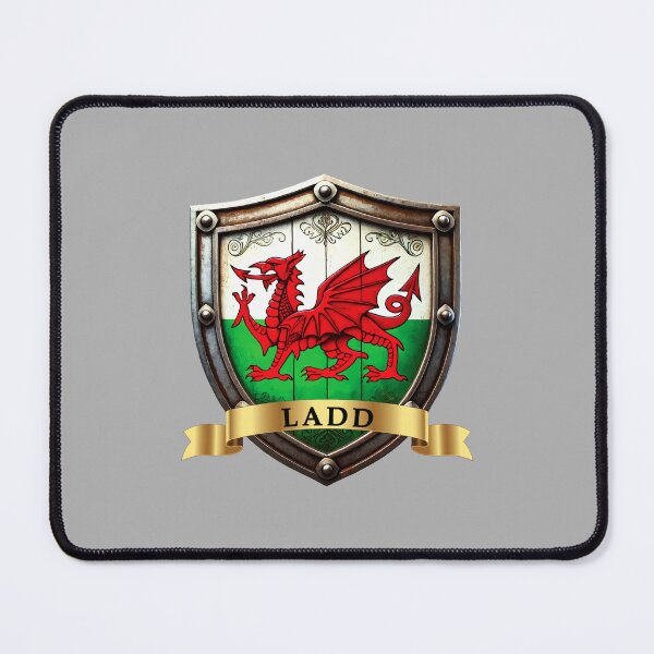 Item preview, Ladd Welsh Heritage Crest Shield designed and sold by Highlandkings.