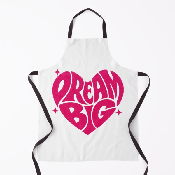 Item preview, Dream Big Pink Heart Groovy Retro Typography Graphic designed and sold by FabSvn.