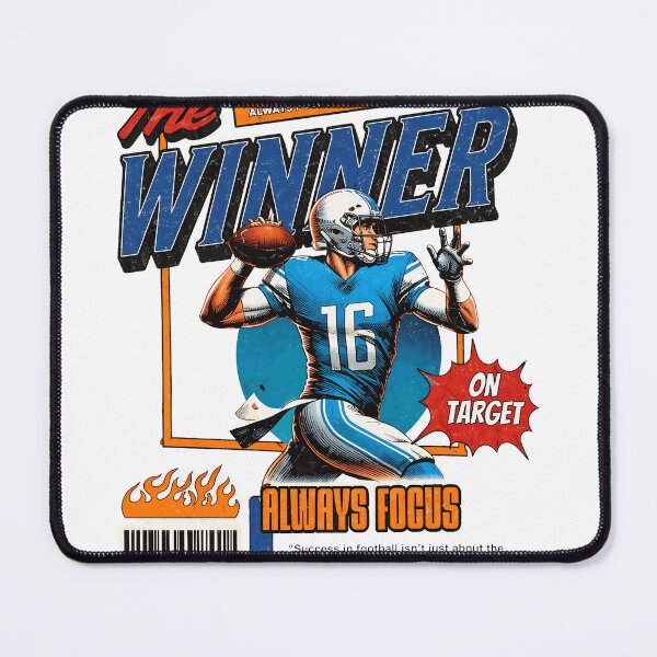 Item preview, Retro Football Player Motivational Vintage Tee designed and sold by Catherine58474.