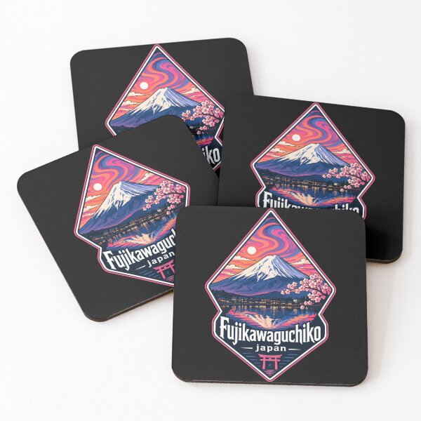 Item preview, Fujikawaguchiko Japan Mount Fuji Trippy Travel designed and sold by TomFrontierArt.