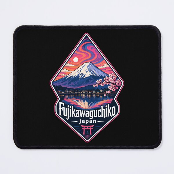 Item preview, Fujikawaguchiko Japan Mount Fuji Trippy Travel designed and sold by TomFrontierArt.