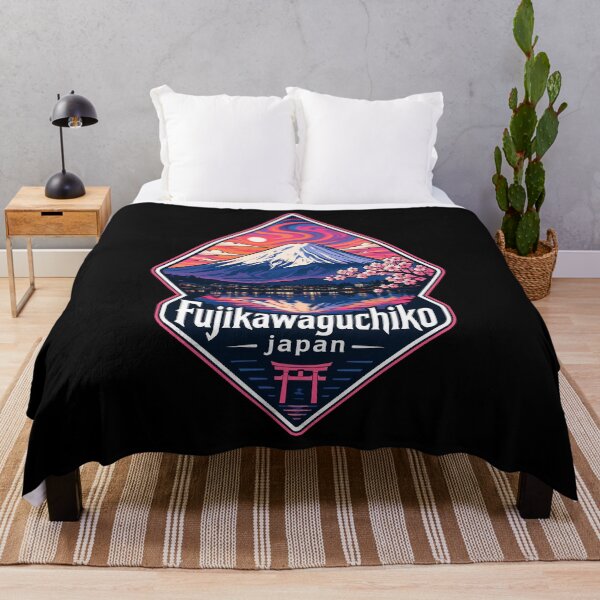Item preview, Fujikawaguchiko Japan Mount Fuji Trippy Travel designed and sold by TomFrontierArt.