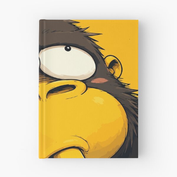 Item preview, Funny Thinking Gorilla Sucking Thumb Cute Comic Ape Graphic Art designed and sold by The Upside Down.