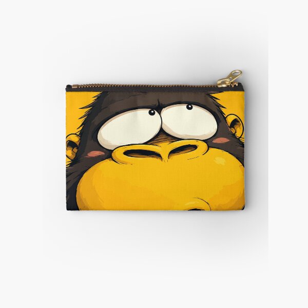 Item preview, Funny Thinking Gorilla Sucking Thumb Cute Comic Ape Graphic Art designed and sold by The Upside Down.