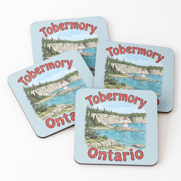 Item preview, Tobermory Cute Landscape Northern Ontario designed and sold by HowToCanadian.