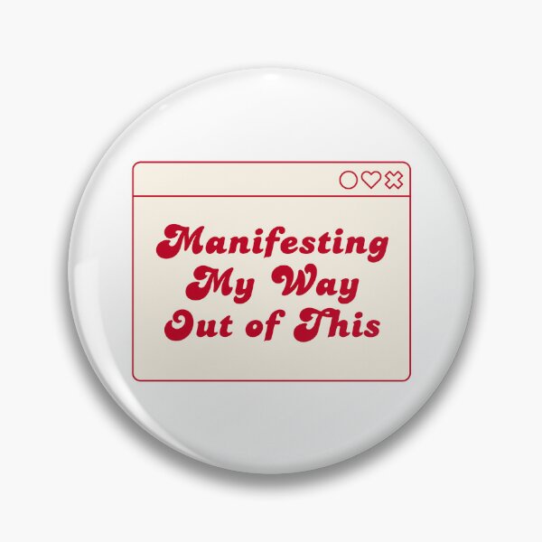 Item preview, Manifesting My Way Out Funny Spiritual Quote designed and sold by jianina-alondra.