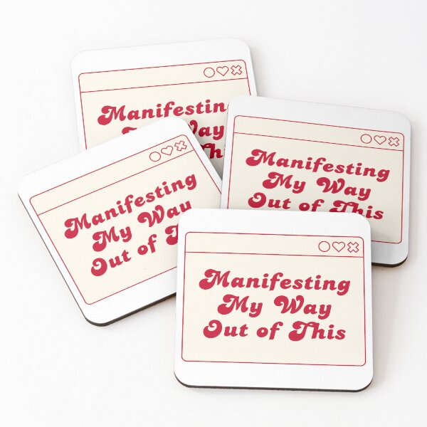Item preview, Manifesting My Way Out Funny Spiritual Quote designed and sold by jianina-alondra.