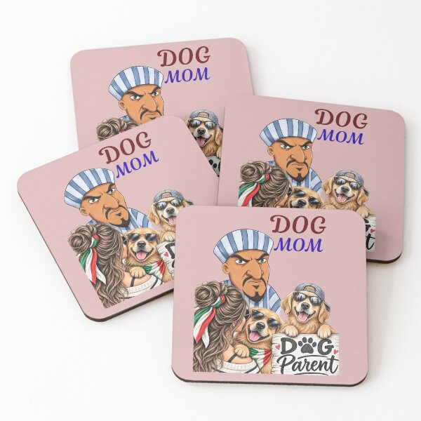 Item preview, Funny Italian Dog Mom & Grumpy Dad - Golden Retriever Dog Parents designed and sold by The Kawaii Forge.