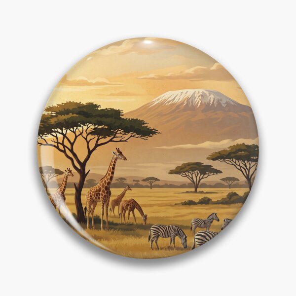 Item preview, Nairobi Kenya Vintage Safari Art – African Wildlife designed and sold by Bomax121.