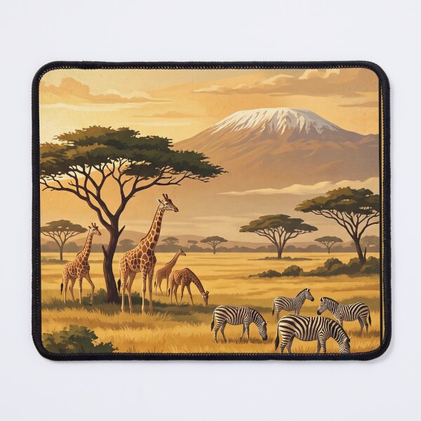 Item preview, Nairobi Kenya Vintage Safari Art – African Wildlife designed and sold by Bomax121.