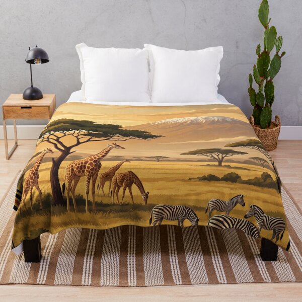 Item preview, Nairobi Kenya Vintage Safari Art – African Wildlife designed and sold by Bomax121.