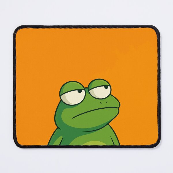 Item preview, Funny Unimpressed Frog Sarcastic Grumpy Toad Side Eye Meme Graphic designed and sold by The Upside Down.