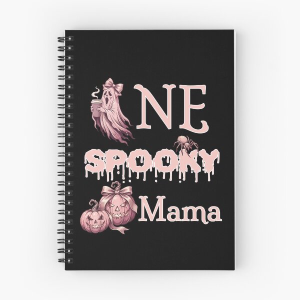 Item preview, Pinkoween One Spooky Mama Coffee Ghost Pumpkins designed and sold by MythicCotton.