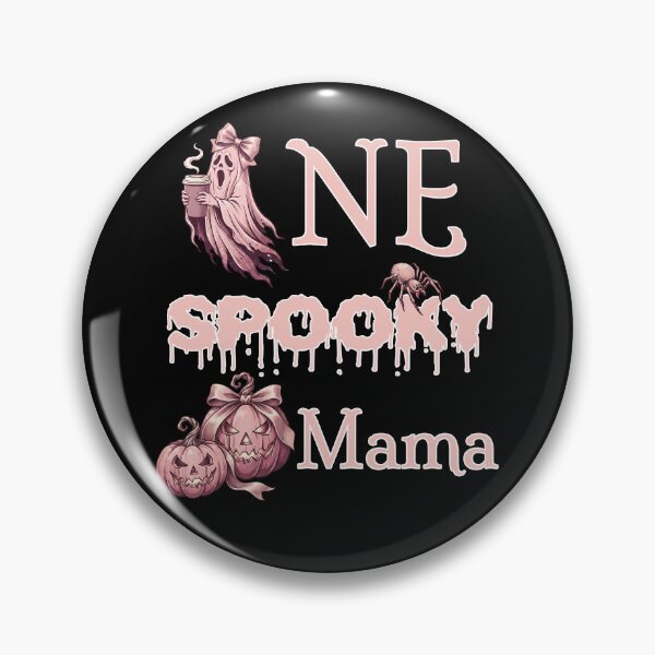 Item preview, Pinkoween One Spooky Mama Coffee Ghost Pumpkins designed and sold by MythicCotton.