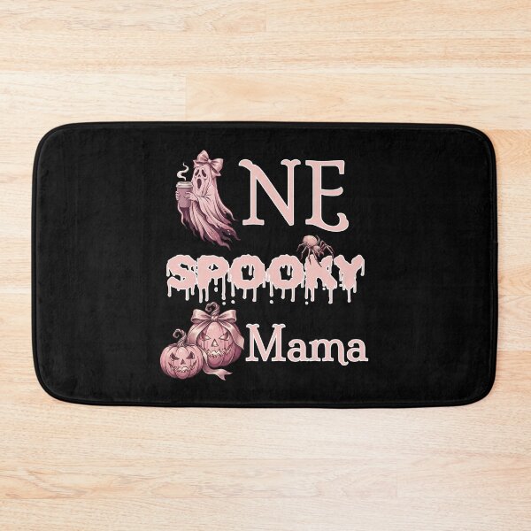 Item preview, Pinkoween One Spooky Mama Coffee Ghost Pumpkins designed and sold by MythicCotton.