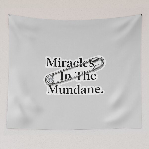 Item preview, Miracles In The Mundane – Diamond Safety Pin Minimalist Mindfulness designed and sold by Ideeplyfeltit.