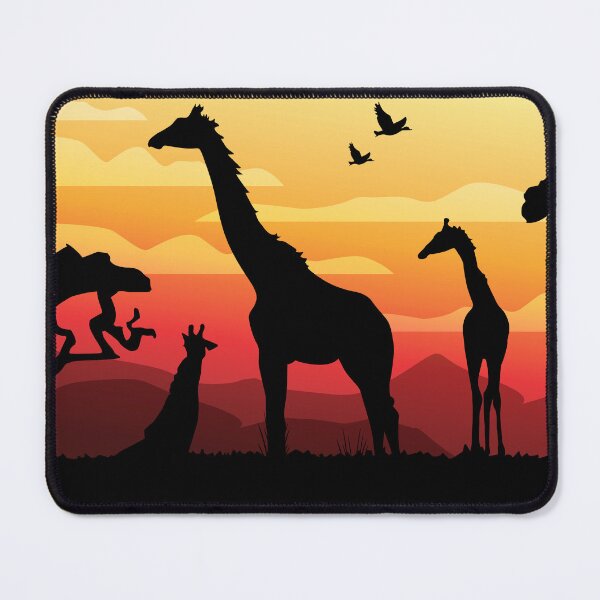 Item preview, African Safari Sunset Giraffe Silhouette designed and sold by Avara-Creative.