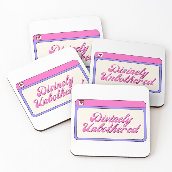 Item preview, Divinely Unbothered Funny Spiritual Quote designed and sold by jianina-alondra.
