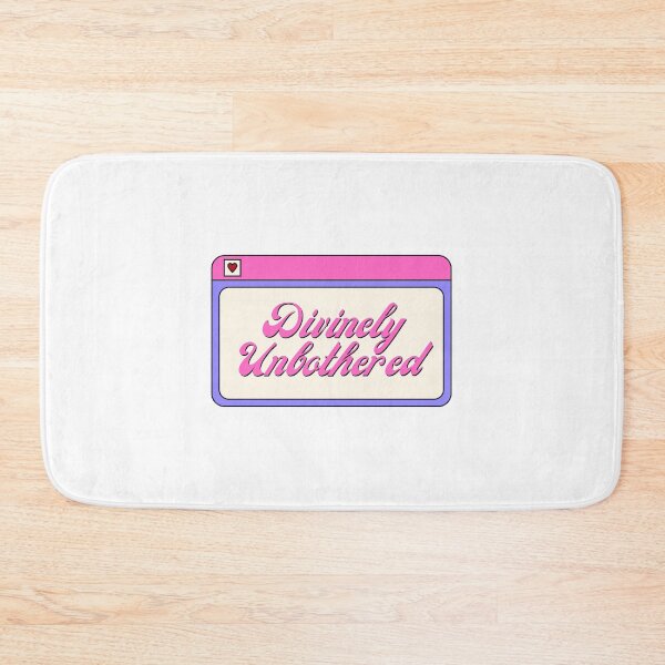 Item preview, Divinely Unbothered Funny Spiritual Quote designed and sold by jianina-alondra.