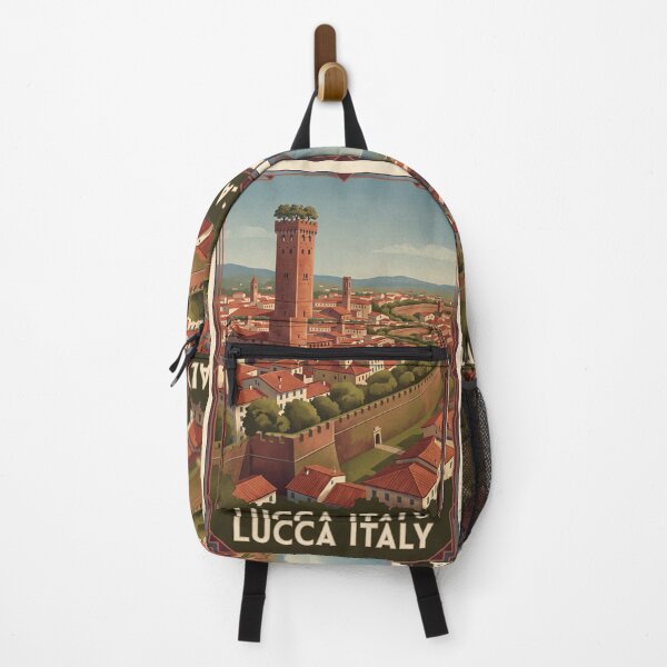 Item preview, Lucca Italy Vintage Travel Art – Guinigi Tower designed and sold by Bomax121.