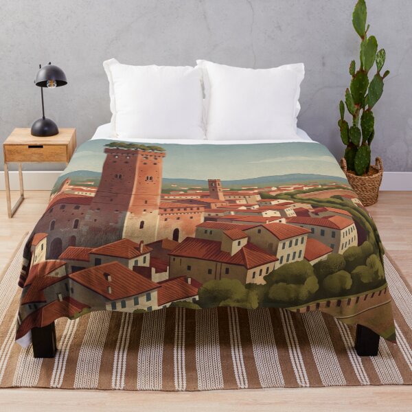 Item preview, Lucca Italy Vintage Travel Art – Guinigi Tower designed and sold by Bomax121.