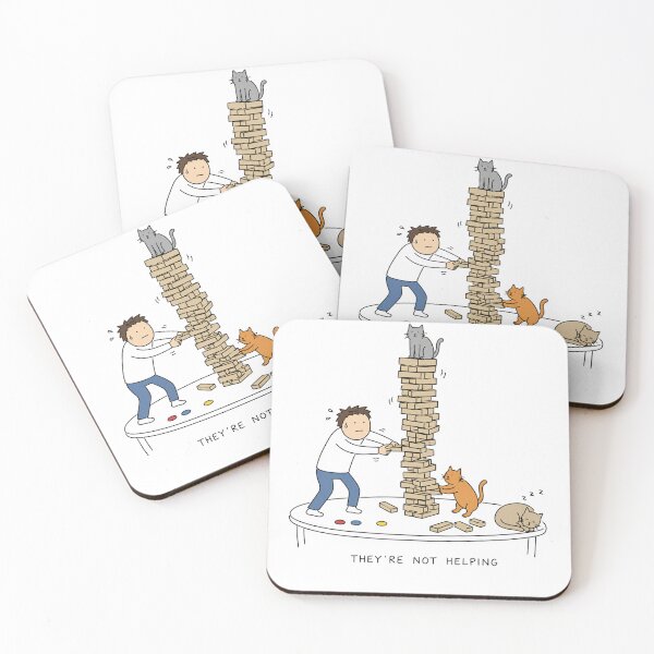 Item preview, Cats Are Not Helping designed and sold by MonkiFlipp.